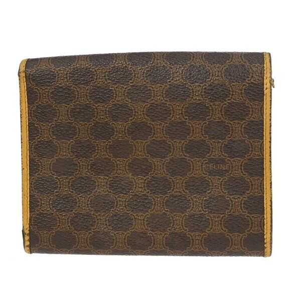 Celine Brown PVC Macadam Wallet 116118 - Picture 2 of 8